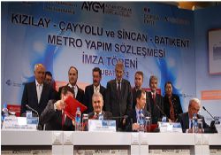 Ankara metrolarında imzalar tamam 